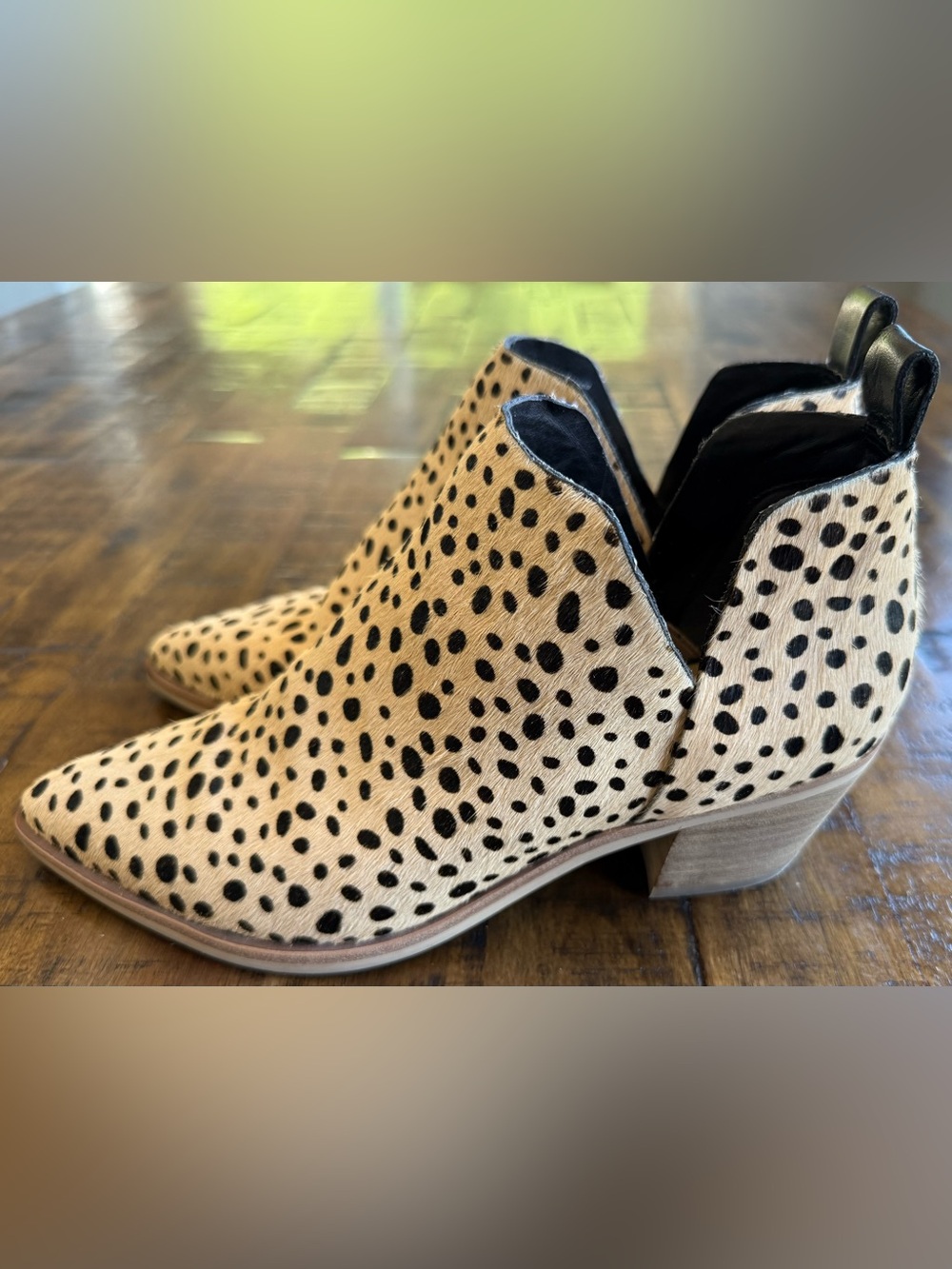 Dolce Vita Cow Hair Ankle Boots – Women’s Size 7 – RN128082